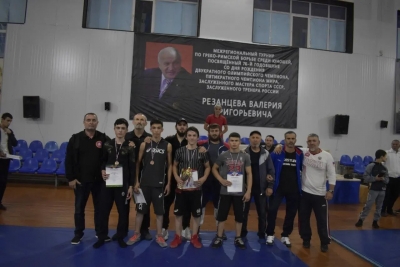 В станице Наурской Чеченской Республики завершился открытый турнир по греко-римской борьбе
